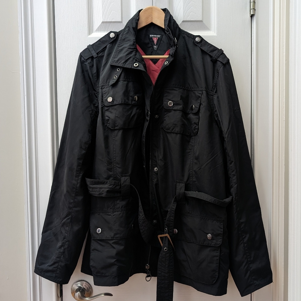 SCOTTeVEST Lightweight Belted Travel Jacket